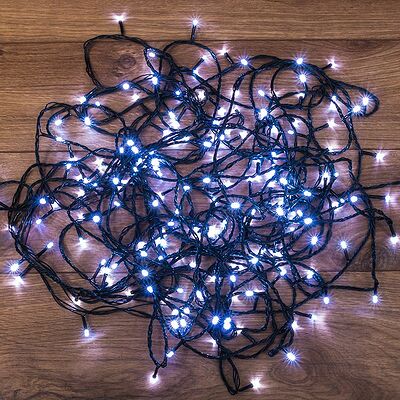 NEON-NIGHT 303-106 Гирлянда светодиодная универсальная 200 LED БЕЛЫЕ 20 метров, с контроллером