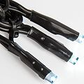 NEON-NIGHT 303-135 Гирлянда Нить управляемая 10м 100 LED БЕЛЫЙ черный ПВХ IP65 свечение с динамикой 230В нужен контроллер 217-204 NEON-NIGHT
