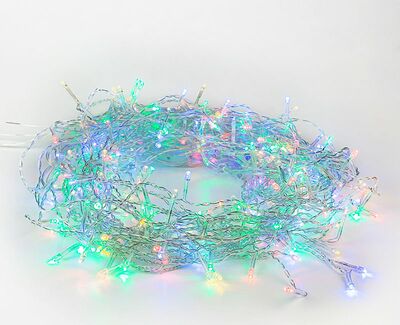 NEON-NIGHT 303-309 Гирлянда Твинкл-Лайт 20 м, прозрачный ПВХ, 160 LED, цвет мультиколор