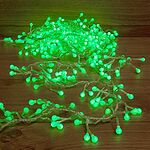 NEON-NIGHT 303-614 Гирлянда Мишура LED 6 м прозрачный ПВХ, 576 диодов, цвет ЗЕЛЁНЫЙ
