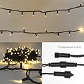 NEON-NIGHT 305-146 Гирлянда светодиодная Нить 10м 100 LED ТЕПЛЫЙ БЕЛЫЙ черный ПВХ IP65 постоянное свечение 24В соединяется NEON-NIGHT нужен транс-ор 531-100/531-311/531-312 NEON-NIGHT 305-146 Гирлянда светодиодная Нить 10м 100 LED ТЕПЛЫЙ БЕЛЫЙ черный ПВХ IP65 постоянное свечение 24В соединяется NEON-NIGHT нужен транс-ор 531-100/531-311/531-312