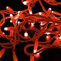 NEON-NIGHT 305-232 НИТЬ ПВХ flashing 10м (2 модуля x 5м), белый ПВХ, 100 LED Красный, 24В (нужен трансформатор 531-100/531-200)