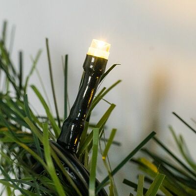 NEON-NIGHT 307-116 Еловый шлейф 2,7м, диаметр 26см, теплое белое свечение 80 LED с эффектом мерцания NEON-NIGHT