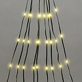 NEON-NIGHT 315-896 Гирлянда светодиодная из росы с макушкой на елку 9 нитей х 2м, 200LED, эффект водопада, теплый белый цвет, 230В NEON-NIGHT