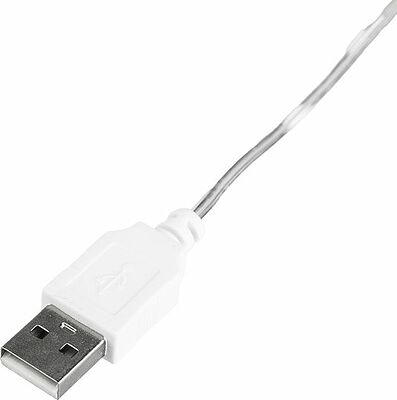 NEON-NIGHT 315-975 Гирлянда светодиодная Роса 10м, 100LED, БЕЛЫЙ, IP20, USB NEON-NIGHT