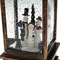 NEON-NIGHT 501-161 Декоративный фонарь с эффектом снегопада и подсветкой Новый год