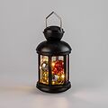 NEON-NIGHT 513-061 Декоративный фонарь с шариками 12х12х20,6 см, черный корпус, теплый белый цвет свечения NEON-NIGHT