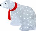 NEON-NIGHT 513-267 Акриловая светодиодная фигура Мишка 60 см, 200 светодиодов, IP65, понижающий трансформатор в комплекте NEON-NIGHT