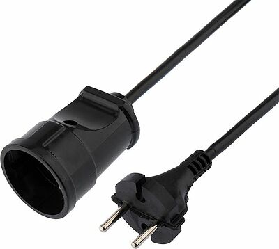 PROconnect 11-7102 Удлинитель-шнур на рамке ПВС 2х0,75, 20м, б/з, 6А, 1300Вт, IP20, черный (Сделано в России) PROconnect