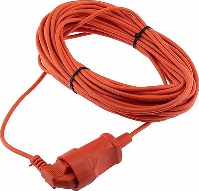 PROconnect 11-7106 Удлинитель-шнур ПВС 2х0,75, 20м, б/з, 6А, 1300Вт, IP20, оранжевый (Сделано в России) PROconnect