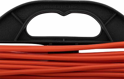 PROconnect 11-7111 Удлинитель-шнур на рамке ПВС 2х0,75, 10м, б/з, 6А, 1300Вт, IP20, оранжевый (Сделано в России) PROconnect