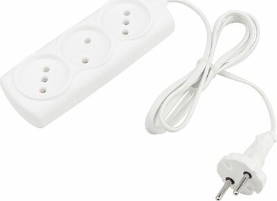 PROconnect 11-7206 Удлинитель STANDARD 3 гнезда, 1,5м, 2х0,75мм², б/з, белый PROconnect