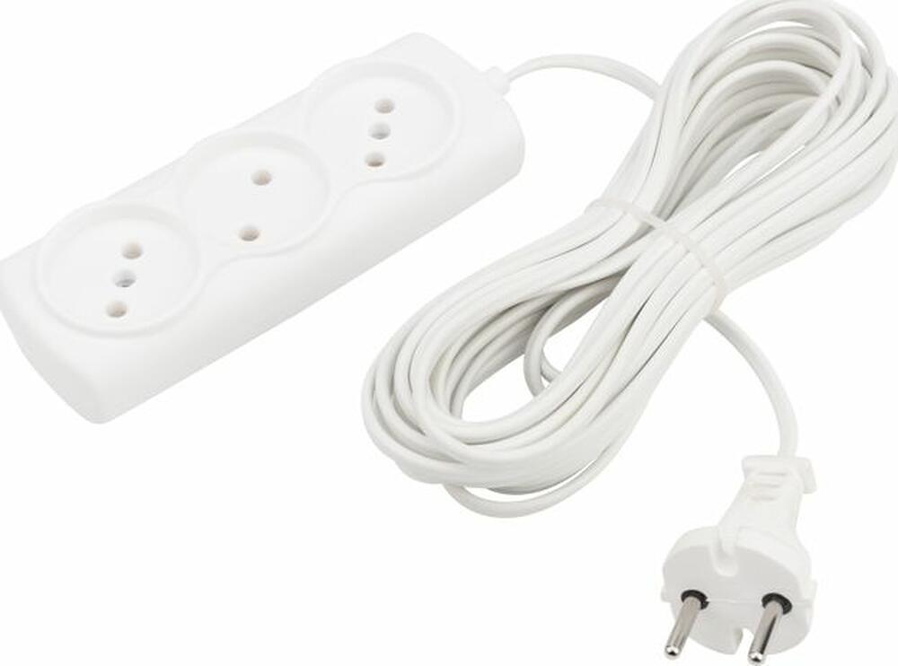 PROconnect 11-7215 Удлинитель STANDARD 3 гнезда, 7м, 2х0,75мм², б/з, белый PROconnect