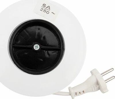 PROconnect 11-7224 Удлинитель-рулетка STANDARD 3 гнезда, 3м, 2х0,75мм², б/з, белый PROconnect