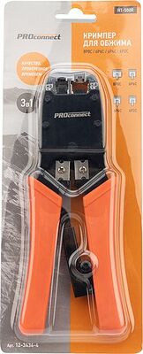 PROconnect 12-3434-4 Кримпер HT-500R для обжима 8P8C, 6P4C PROconnect