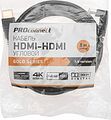 PROconnect 17-6205-4 Кабель HDMI - HDMI 1.4, 3м, Gold, угловой PROconnect