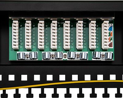 REXANT 02-0041 Панель коммутационная 19 quot;, 1U, 24 порта, STP, RJ-45, CAT 5e REXANT PRO