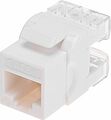 REXANT 02-0060 Модуль Keystone Jack RJ-45(8P8C), UTP неэкранированный, CAT 5e, тип 180 градусов, белый REXANT PRO