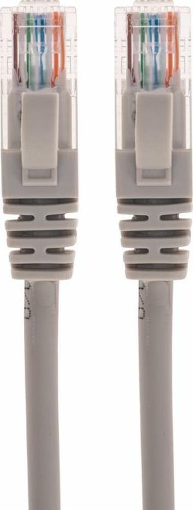 REXANT 02-0100-1 Патч-корд U/UTP, CAT 5e, RJ45-RJ45, 26AWG, LSZH, серый, 1м REXANT