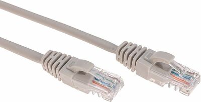 REXANT 02-0100-105 Патч-корд U/UTP CAT 5e, RJ45-RJ45, 26AWG, LSZH, серый, 1,5м REXANT
