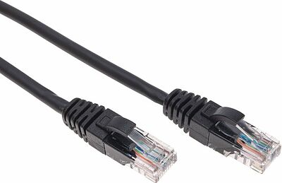 REXANT 02-0102-2 Патч-корд U/UTP, CAT 5e, RJ45-RJ45, 26AWG, LSZH, черный, 2м REXANT