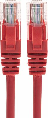 REXANT 02-0103-1 Патч-корд U/UTP, CAT 5e, RJ45-RJ45, 26AWG, LSZH, красный, 1м REXANT