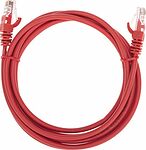 REXANT 02-0103-2 Патч-корд U/UTP, CAT 5e, RJ45-RJ45, 26AWG, LSZH, красный, 2м REXANT
