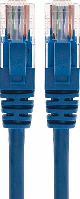 REXANT 02-0104-3 Патч-корд U/UTP, CAT 5e, RJ45-RJ45, 26AWG, LSZH, синий, 3м REXANT