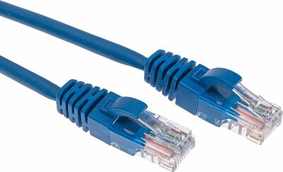 REXANT 02-0104-3 Патч-корд U/UTP, CAT 5e, RJ45-RJ45, 26AWG, LSZH, синий, 3м REXANT