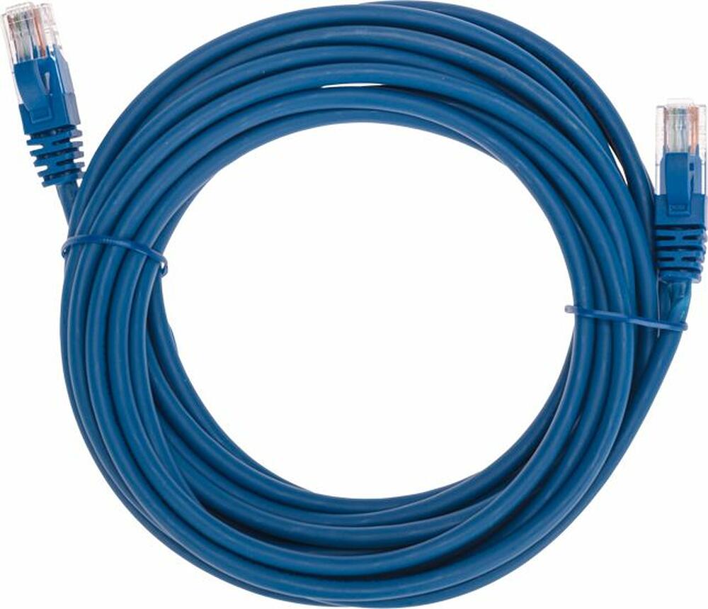 REXANT 02-0104-5 Патч-корд U/UTP, CAT 5e, RJ45-RJ45, 26AWG, LSZH, синий, 5м REXANT
