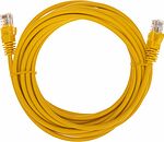 REXANT 02-0105-5 Патч-корд U/UTP, CAT 5e, RJ45-RJ45, 26AWG, LSZH, желтый, 5м REXANT