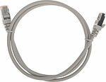 REXANT 02-0110-1 Патч-корд F/UTP, CAT 5e, RJ45-RJ45, 26AWG, LSZH, серый, 1м REXANT