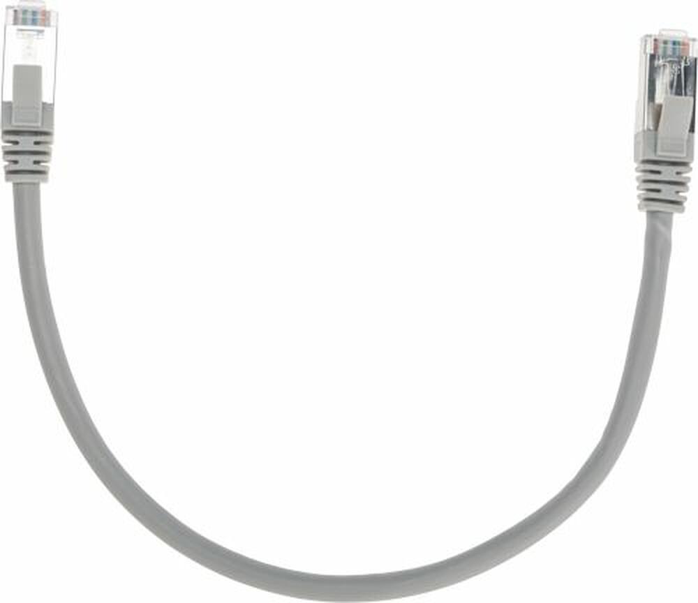 REXANT 02-0210-03 Патч-корд F/UTP, CAT 6, RJ45-RJ45, 26AWG, LSZH, серый, 0,3м REXANT
