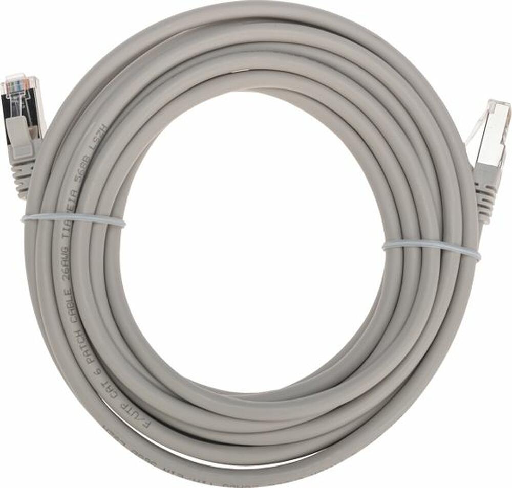 REXANT 02-0210-5 Патч-корд F/UTP, CAT 6, RJ45-RJ45, 26AWG, LSZH, серый, 5м REXANT