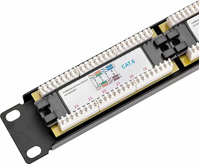 REXANT 02-0234 Панель коммутационная 19 quot; PRO, 1U, 24 порта, UTP, RJ-45, CAT 6 REXANT