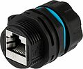 REXANT 02-0285 Индустриальный соединительный модуль, RJ-45(8P8C), FTP, CAT 6, IP68 с защитным колпачком для кабеля REXANT