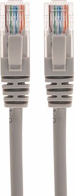 REXANT 02-0290-1 Патч-корд U/UTP, CAT 6, RJ45-RJ45, 26AWG, LSZH, серый, 1м REXANT