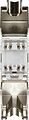 REXANT 02-0361 Модуль Keystone, Jack RJ-45(8P8C), FTP экранированный, CAT 6A, тип 180 градусов, самозажимной REXANT PRO