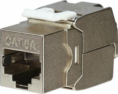 REXANT 02-0361 Модуль Keystone, Jack RJ-45(8P8C), FTP экранированный, CAT 6A, тип 180 градусов, самозажимной REXANT PRO