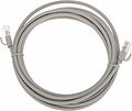 REXANT 02-0380-3 Патч-корд U/UTP, CAT 6A (10G), RJ45-RJ45, 28AWG, LSZH, серый, 3м REXANT