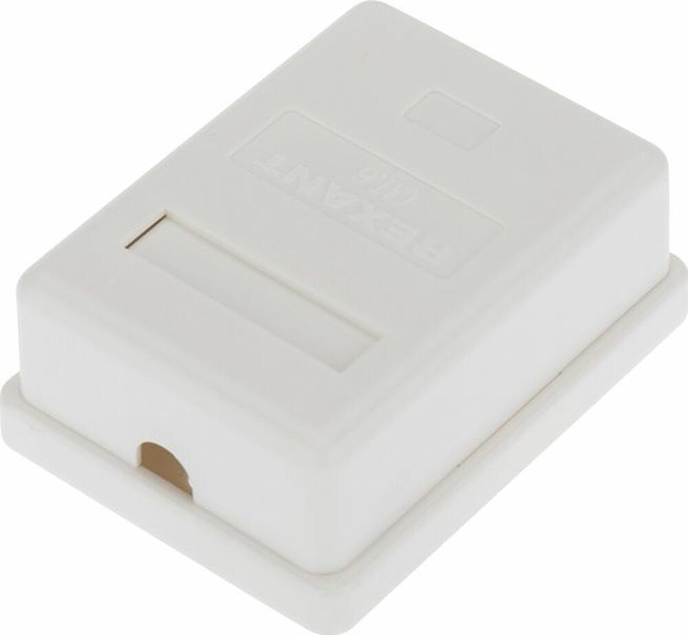 REXANT 03-0142 Розетка компьютерная внешняя, 1-порт FTP RJ-45 (8P8C), CAT 6 REXANT