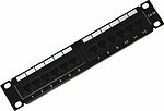 REXANT 04-0025 Панель коммутационная 10 quot;, 1U, 12 портов UTP, RJ-45, CAT 5e REXANT