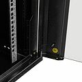 REXANT 04-1266-112 Настенный шкаф 19 quot; 12U 600×600×635 (ШxГxВ), дверь стекло, металлическая задняя стенка, боковые съемные стенки, RAL 9005 REXANT