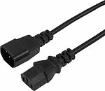 REXANT 04-2724 Шнур сетевой IEC 320 C13 – IEC 320 C14 3x0,75мм², 6А, длина 3м REXANT
