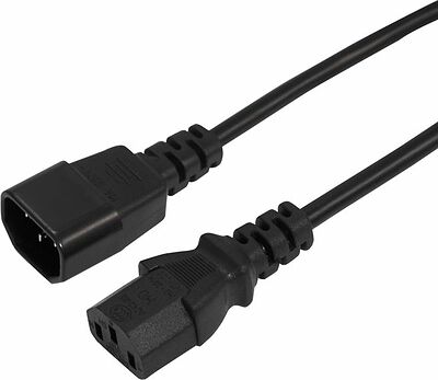 REXANT 04-2730 Шнур сетевой IEC 320 C13 – IEC 320 C14 3x1,0мм², 10A, длина 5м REXANT