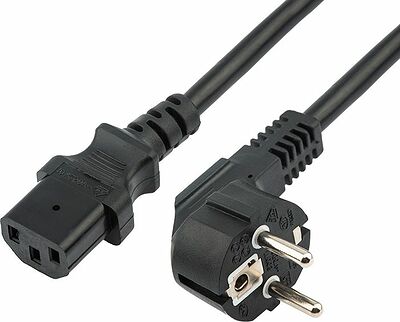 REXANT 04-2732 Шнур сетевой СЕЕ 7/7 (Schuko) – IEC 320 C13 3x0,75мм², 6A, длина 1,2м REXANT