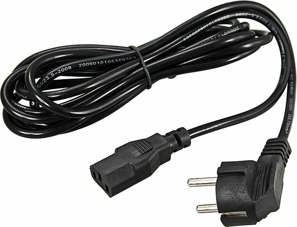 REXANT 04-2736 Шнур сетевой СЕЕ 7/7 (Schuko) – IEC 320 C13 3x1,0мм², 10A, длина 0,6м REXANT