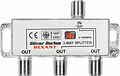 REXANT 05-6102 Делитель ТВх3 под F-разъем, 5-1000МГц, Silver (4 F-разъема в комплекте) REXANT REXANT 05-6102 Делитель ТВх3 под F-разъем, 5-1000МГц, Silver (4 F-разъема в комплекте) REXANT
