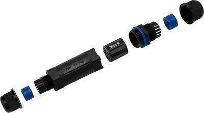 REXANT 07-5961 Кабельный коннектор I-образный (3PIN 0,5-2,5мм2) IP68 REXANT