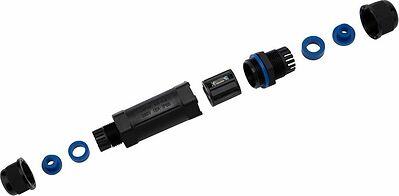 REXANT 07-5961 Кабельный коннектор I-образный (3PIN 0,5-2,5мм2) IP68 REXANT